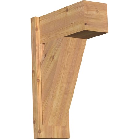 Ekena Millwork Traditional Block Smooth Outlooker, Western Red Cedar, 7 1/2"W x 16"D x 24"H OUT08X16X24TRA05SWR